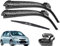 , Für Honda, Für Jazz MK1 2002 2003 2004 2005 2006 2007 2008 Autofenster Vorne Hinten Windschutzscheibe Scheibenwischerblätter Set Kit Scheibenwischer