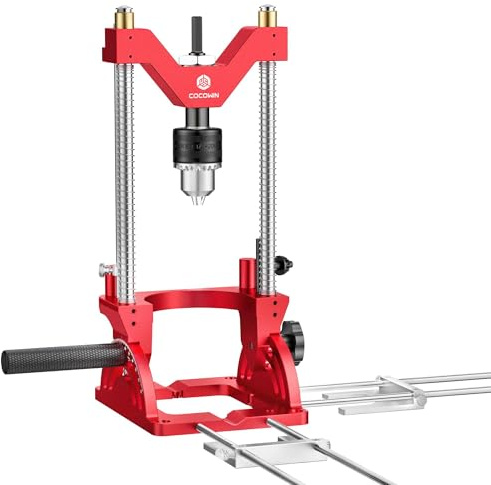 Portable Drill Guide for Drilling Angled or Straight Hole with Guide Rod