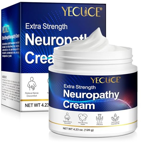 Crème neuropathique extra forte avec aloe vera, beurre de karité et vitamine E. Hydrate et répare la peau, soulage les douleurs nerveuses, ne brûle pas, agit rapidement et efficacement.