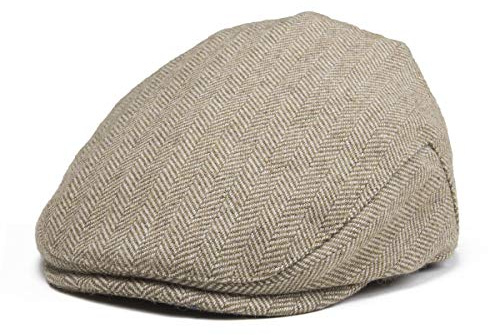 JANGOUL Kids Wool Tweed Newsboy Flat Cap Herringbone Boy Infant Toddler Child Youth Beret Hat (4-5T, Style3)