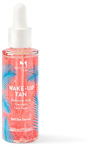 Mystic Tan Wake Up Tan Face Self Tanner Serum with Hyaluronic Acid, 1.0 fl. oz / 29.5 ml