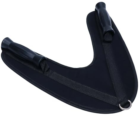 BESPORTBLE Harnais AB Sangles Arrière Ceinture V-Forme AB Exercice Sangle Core Muscle Training Équipement pour Salle de Gym Intérieure