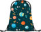 Baagl Turnbeutel Kindergarten, Sportbeutel für Jungen, Turnsackerl Kinder Sport Beutel Schuhbeutel Sportsack (Planeten)