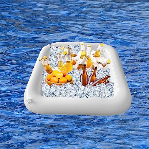 TAIZER Piscine Porte Gobelet,Porte Gobelets Gonflable,Porte Verre Piscine,Porte Gobelet Flottant,Piscine Porte Boisson,Porte Boisson Gonflable Support Gonflable de Boisson Piscine Porte Boisson