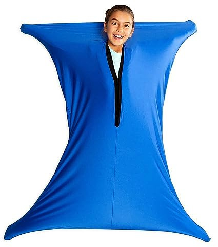 ANCLLO Sensory Full Body Chaussette pour Enfants 165,1 x 73,7 cm Enveloppe complète du Corps Extensible Body Sox pour soulager
