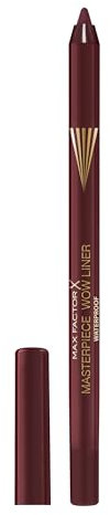 Max Factor Masterpiece Wow Liner, 190 Sweet Fig, 24-Hour Wear Eyeliner, High Colour Payoff, Waterproof and Smudgeproof, Vegan