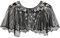 Stola Schal Damen - Pailletten Schal und Wraps - Chiffon Schal Stola Damen - 1920er Vintage Abend Cape Stola - für Retro Gatsby Party Kostüm