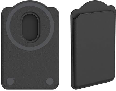 XFSRG Cartera Magnética Adhesiva para Móviles Tarjetero Magnético Elegante y Práctico Porta Tarjetas para Uso Diario y Viajes(Negro)