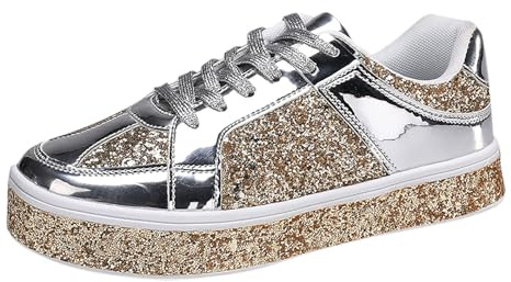 Allbestop Femme Basket, Chaussures Orthopediques Femmes Chaussures de Tennis Sneaker Zéro-Drop Basket Running Femme Chaussure Randonnee Marche Jogging Fille, de Sport Pieds Larges(Argent,41)