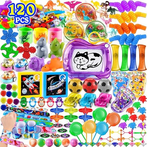 AmyBenton 120 st barn födelsedag pinatas fyllning | Piñata leksaker ger barns årsdag gåvor påsar barns födelsedag fest för gäster pojkar flickor