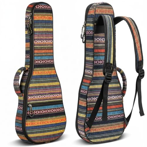 CAHAYA Ukulele Tasche 23 Zoll Gigitasche Gigbag ukulelenhülle Baumwolle Nylon 9mm gepolsterte Ukulelentasche CY0131-2
