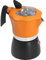 Stovetop Espresso Maker, Glass Top Moka Pot, Coffee Maker 1 Cup, Orange and Black Design, Durable Construction, Perfect for Home Kitchen, Coffee Lovers, Office, Restaurant, Breakfast Preparation,
