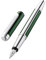 Pelikan Füllhalter Pura P40, Waldgrün, Feder M (mittel), hochwertiger Patronenfüller im Geschenk-Etui, 822855