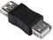 OcioDual USB2.0 Adapter USB-A-Buchse auf USB-A-Buchse Gender-Changer Kupplung Verbinder