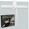 MOSUO Duschabzieher, Abzieher Dusche Silikon mit Halterung ohne Bohren, Abzieher mit Edelstahl-Kern für Fensterabzieher, Badezimmer, Spiegel (White 28CM)
