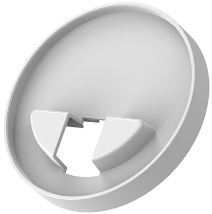 HIAKDOFT Soporte de Altavoz para Organizador de Cables de Escritorio sin Taladro Soporte Práctico y Estable para Sala y Dormitorio Blanco