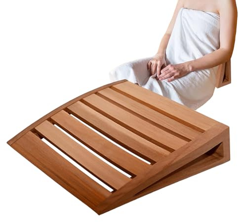 Poggiatesta per sauna, traspirante, ergonomico, in legno naturale, cuscino poggiatesta per sauna, per riposare, rilassarsi, per donne, uomini, adulti, casa, spa, commerciale