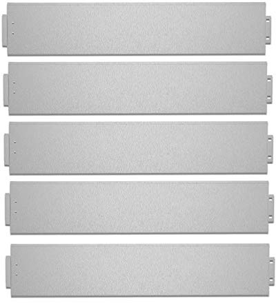 UISEBRT 15 x rabattkant galvaniserad 100 x 15 cm metall, rabattkant, klippkant rosenad 15 m (längd 15 m – höjd 15 cm)