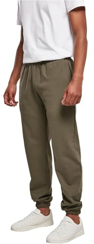 Build Your Brand Pantaloni Sportivi Basic Uomo, Verde (Oliva), L