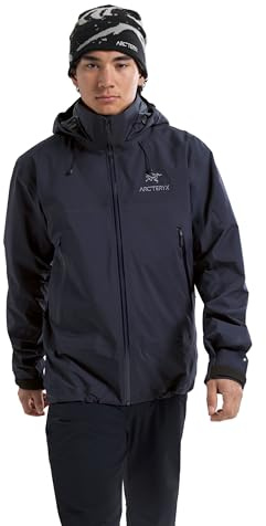 Arc'teryx Beta AR Men's Jacket | Waterproof, Windproof Gore-Tex Pro Shell Men's Winter Jacket with Hood for All Round Use - Redesign | Black Sapphire, XX-Large