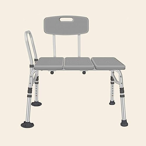 Tabouret de douche, chaise de douche, chaise de douche pour personnes âgées Bancs Élévateurs de baignoire réglables en hauteur pour personnes âgées et handicapées Aides à la douche Siège de douche T