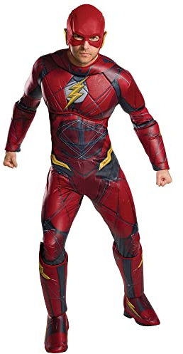Rubie's Costume da Flash, ufficiale della DC Warner Bros, da adulto, dal film Justice League
