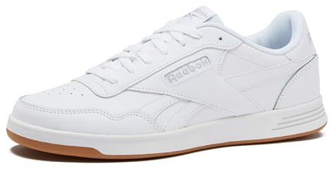 Reebok Court Advance Womens Sneakers - Casual Fashion White Sneakers for Women, Tennis Women's Shoes Size 5 to 11, Footwear White/Cold Grey 2/Reebok Gum, 10.5