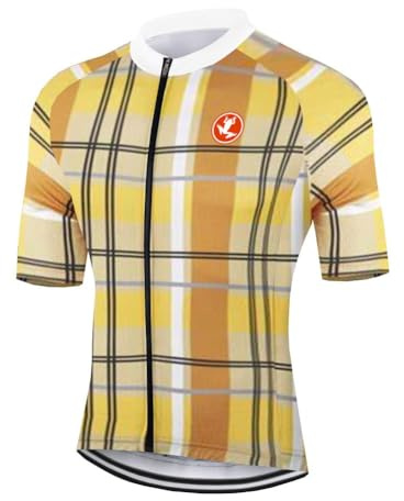 UGLY FROG 2025 Stoff-Upgrade - Milchfaser Rennrad MTB Herren Jungen Radtrikot Atmungsaktive Fahrradbekleidung Set Trikot Kurzarm + Radhose mit Sitzpolster für Radsport DEHerren25