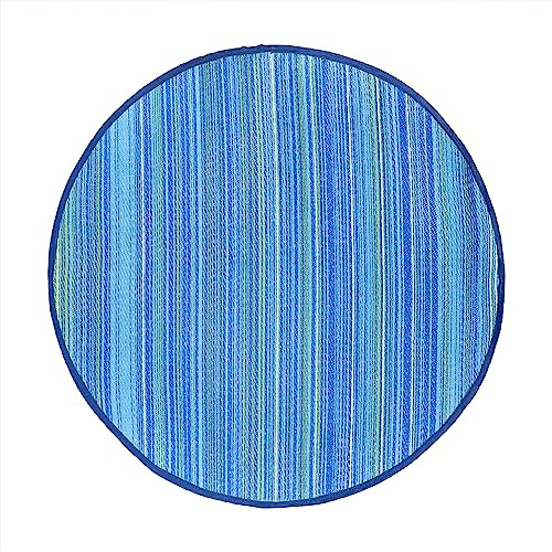 Marrakesch Outdoor Teppich Rund Alvaro 120cm Outdoorteppich wetterfest modern Für Terrasse Balkon, Garten