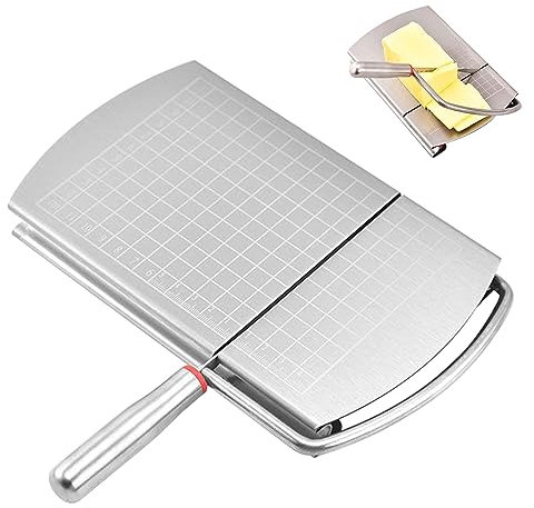 Cortador de Queso y Mantequilla Con Cuchilla de Acero Inoxidable - Máquina de Corte Sin Reemplazo de Alambre Para Alimentos