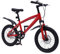 18 Zoll Kinderfahrrad, Mountainbike, MTB Fahrrad, Jungen Mädchen Fahrrad, Fahrrad, mit Schutzblechen und Sicherheitslicht Fahrradpumpe (rot)