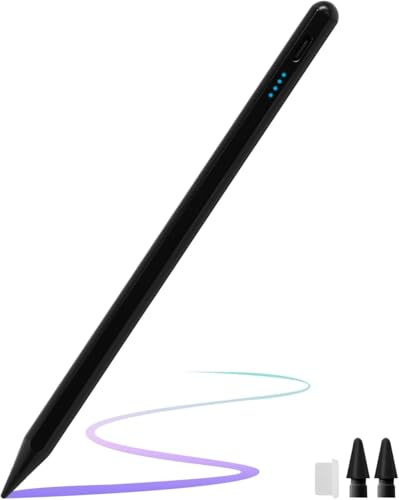 Penna stilo per tablet Samsung Galaxy Tab A11+/A11/A9+/A9/A8/A7 penna per iOS/Android/Windows Stylists Pen con doppio touch screen stilo matita (nero)