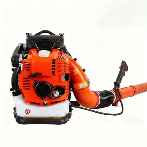 SIEEOUR Professionell 95cc Ryggsacks Lövblåsare,4-Cykel Ryggsacks Lövblåsare Med Kommersiell Bensin Motor,Genererar 1700m³/T Luft Hastighet För Effektiv Snö Och Brandbreak Rengöring Operationer(Red)