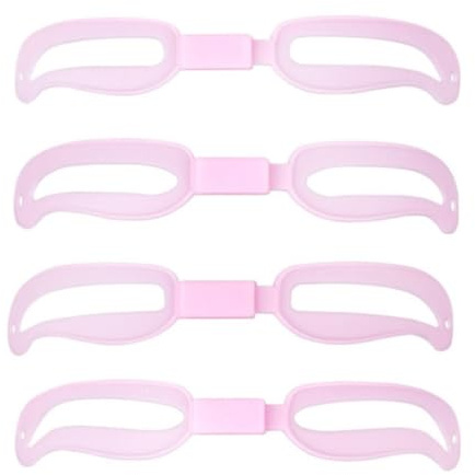 OUNONA Carte à Sourcils Réutilisable en Pp pour Maquillage Précis, 5 Sets 20 Pièces, Accessoires de Maquillage Faciles à Utiliser, pour Style de Sourcils Féminin