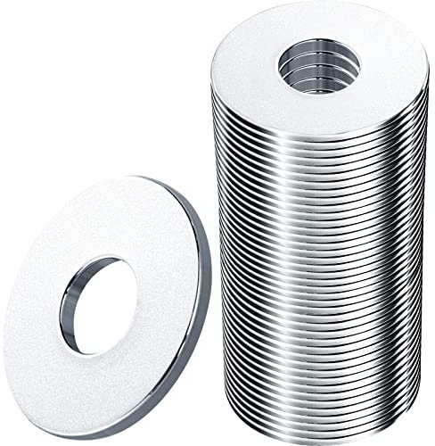 Rondelle Acciaio Inox M5 x 15 mm - 120 Pezzi, Piatte e Alzaporta, O Ring per Domestica, Riparazioni e Costruzione, Tenuta Viti e Fissaggi a Vite