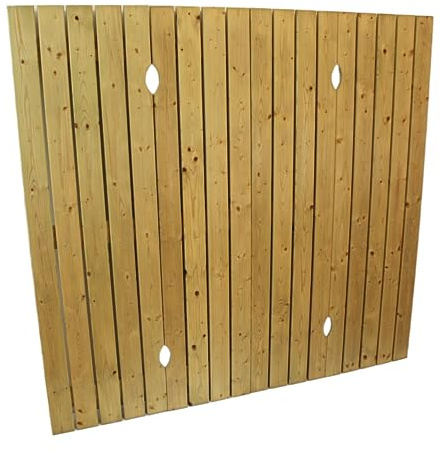 Gartenwelt Riegelsberger Sandkastendeckel Bär 165x180 cm aus Kiefernholz imprägniert Holzdeckel für Sandkasten Abdeckung Sandkastenabdeckung