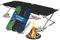 elasto PROMOTION FOR LIFE Feldbett klappbar fürs Camping - Bett ist leicht, stabil & schnell aufzubauen - Tragelast bis 130 kg - Gästebett & Camping Liege inkl. Tragetasche, Farbe:Schwarz
