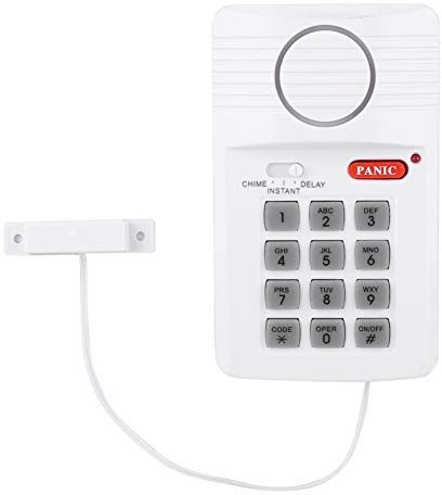 de Alarma de Puerta, Teclado de Seguridad para el Hogar con Botón de Pánico, de Alarma de Puerta, Teclado de Seguridad de 3 Configuraciones para Oficina en Casa