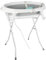 Baignoire Enfant avec Support en Acier,Baignoire Enfants sur Pied,Sécurisée et Confortable Bassine Pliable,Compacte et Transportable,0-3 Ans,Kit De Drainage,Cadeau