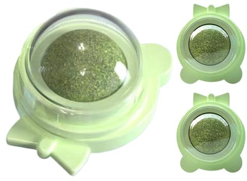 Generico Bola de Gato – 3 para lamer al Gato – Snack Silvervine para Masticar para Juego enriquecimiento Interactivo Interior Exterior – para morder Juego Interactivo