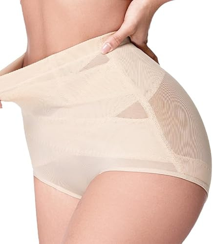 Annsuki Tummy Control Knickers Women High Waisted Butt Lifter Shapewear | High Waisted Tummy Control Body Shaper for Women,Seamless Shaping Underwear