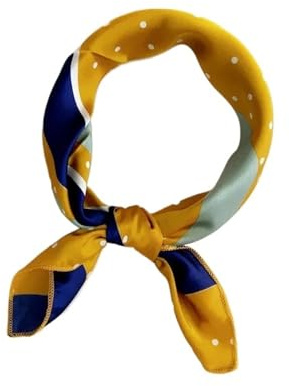 EXKURPOO Liten sidenhalsduk 1 st halsduk slips djurtryck lyx small/kvadratisk/silver/halsband/ring/halsduk vinterhuvud för kvinnor nacksvepa, Color27, 50cmx50cm