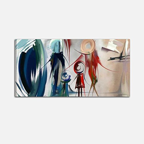 I Colori del Caribe Quadri Astratti Dipinti A Mano Olio su Tela Quadro Astratto per Salone Soggiorno Ufficio RAPPRESENTAZIONE della Famiglia Alta QUALITA' Made in Italy - Family