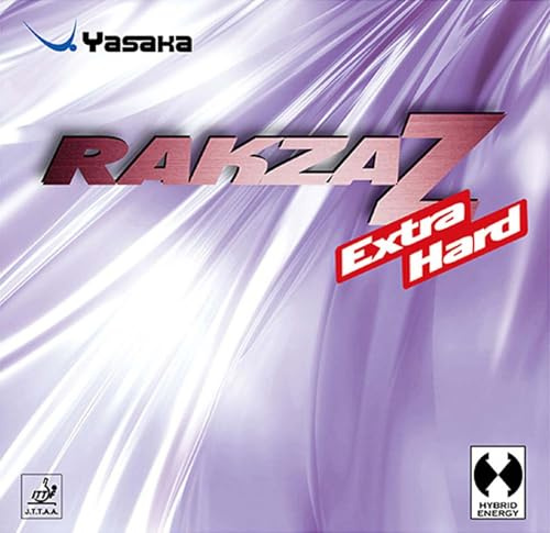 Yasaka Rakza Z Extra Hard Table Tennis Rubber, Ping Pong Rubber - Max Black