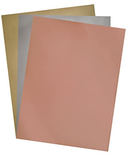 Ucreate Metallic Poster Board, 3 Colors (Colors May Vary), 22 x 28, 3 Sheets, 12 Packs (P5395)