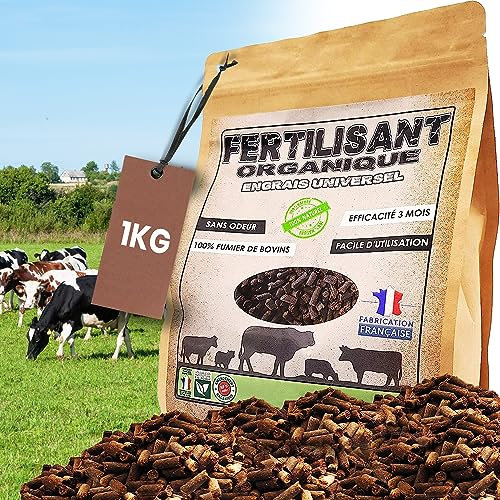 Milytec Engrais Plantes Vertes Naturel Bio, NPK, Fertilisant Universel 1000g, Fabrication Française.100% Organique Et Naturel. Utilisation en Intérieur Et Au Potager. Idéal Toutes Plantes.