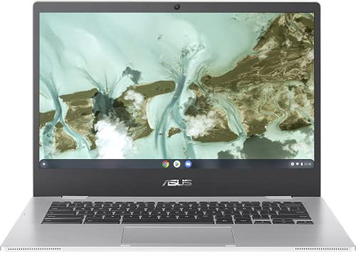 ASUS Chromebook PC Portable, Transparent Silver, 14