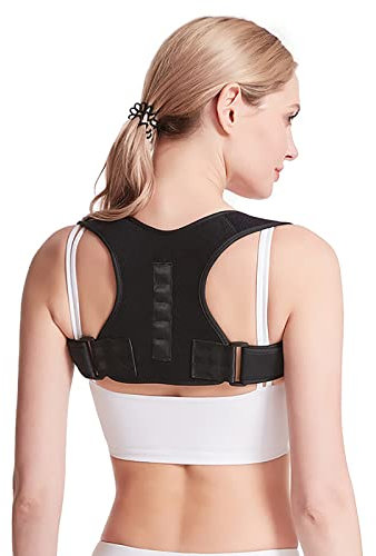 Verstellbare Rücken-Schulter-Haltungskorrektur – Wirbelsäulen-Rückenglätter, Stützbandage für den oberen Rücken für Erwachsene, Körper-Wellness-Haltungskorrektur, Rückenbandage-Haltungskorrektur für