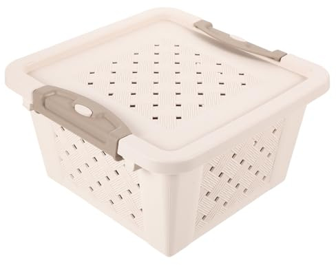 DECOMELODY Caja de Transporte para Hámster Transpirable de Plástico Resistente, Tamaño Pequeño, para Viaje y Almacenamiento, Adecuada para Hámsteres y Pequeños Roedores
