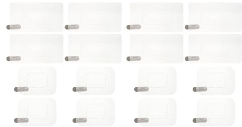 Uonlytech 32 láminas electrostáticas para Parabrisas de Coche para cámara de salpicadero. Películas Adhesivas estáticas Transparentes para Montar la cámara. Adhesivo Protector para Coche